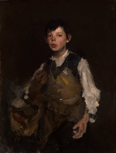 Pfeifender Junge von Frank Duveneck